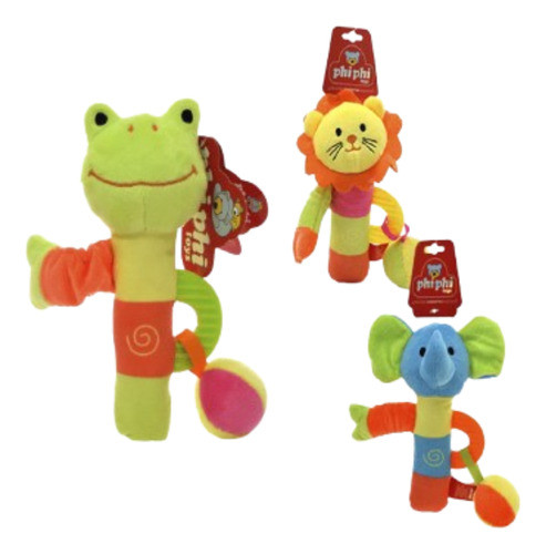 Animales Sonajeros 15cm 0