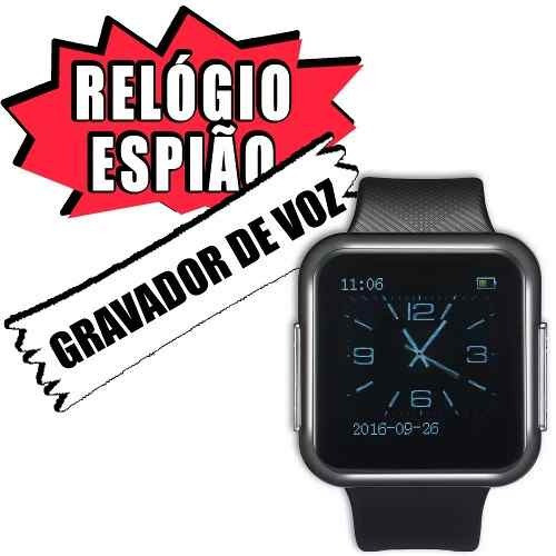 Relogio Digital Feminino Mini Gravador Espião De Voz Be6 0