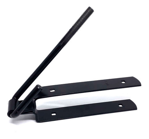 Bisagra Tranquera Pintura Epoxi Negra 38x5mm 29cm Dellavo 0