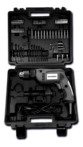 Kit Taladro De Impacto Hyundai 72 Accesorios Y Maletin 0