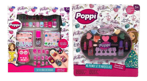 Set De Maquillaje + Uñas Nena Poppi Juguete Pinturitas Cuota 0