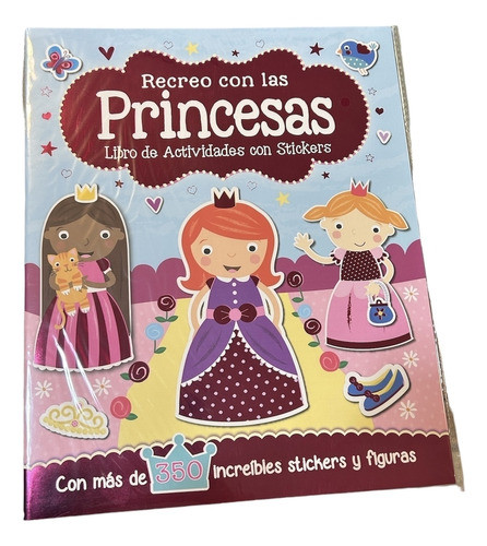 Libro De Actividades Con Stickers Splash - Princesas 0