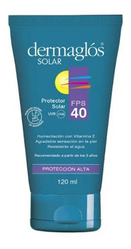 Protector Solar Dermaglós Fps 40 En Emulsión X 120 ml 0