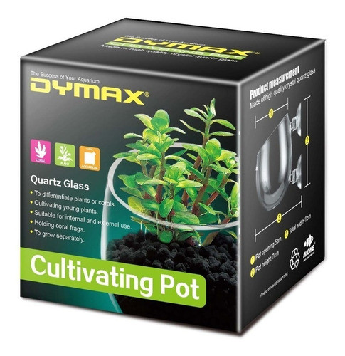 Recipiente Dymax De Cristal Para Cultivo 5x7x8 Acuario Delno 0