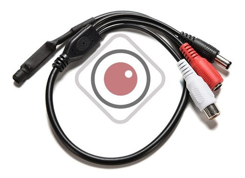 Microfono Ambiental Espía Con Alimentación Cctv Cámara Dvr 0