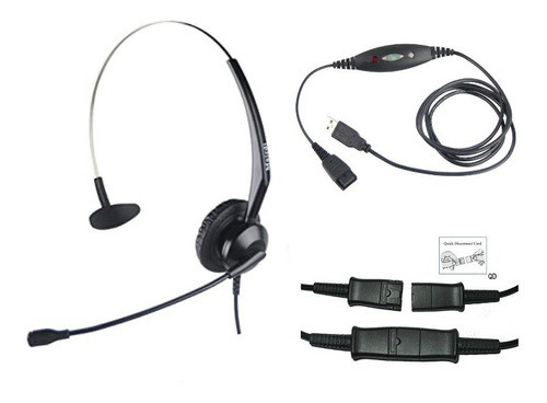 Vincha  Telefonica Mairdi Usb Con Conector Qd 0