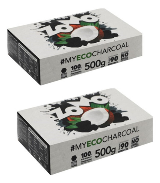 Carvão Zomo Coco Para Narguile 1kg. 0 Carvão Zomo Coco Para Narguile 1kg. 0