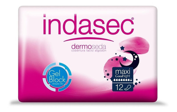 Indasec Aposito Maxi Good Night X 12 Uni - Hasta 1000 Ml 0 Indasec Aposito Maxi Good Night X 12 Uni - Hasta 1000 Ml 0
