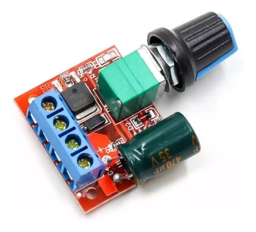 Mini Módulo Controlador Velocidade Pwm Motor 12v Dc 5-35v 0