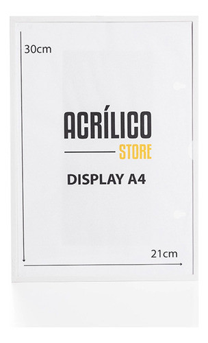 Display Magnético (imã) A4 - 10 Unidades 0