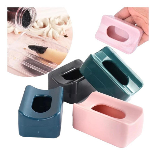 Bandeja De Reciclado Polvo Dipping Glitter Strass Uñas 0