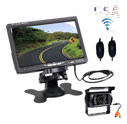 Inalámbrica Cámara De Visión Trasera De Ir Noche Visión Sist 0