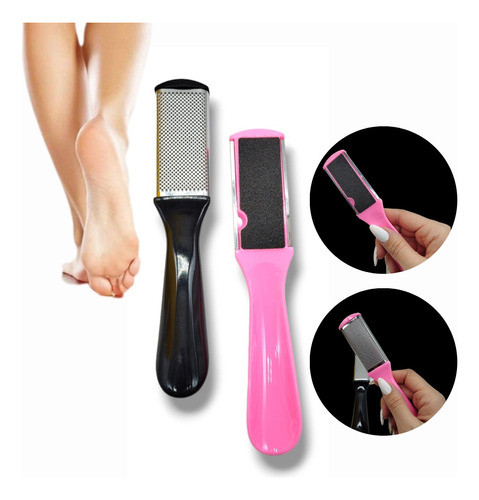 Escofina Doble Para Pies Mely Plastica Pedicura 0