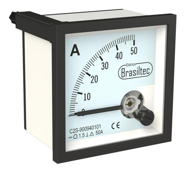 Amperimetro 72mm 50acc 0