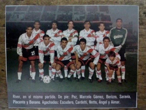 Recorte River Plate Paz, Marcelo Gómez , Berizzo , Sarabia . 0