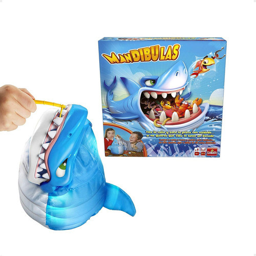 Juego De Mesa Habilidad Tiburon Mandibulas Infantil Pesca 0