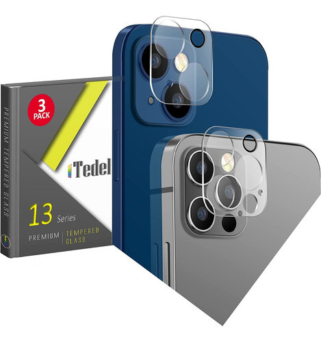 Kit De 3 Protectores De Lente Para iPhone 13 Pro Max 0