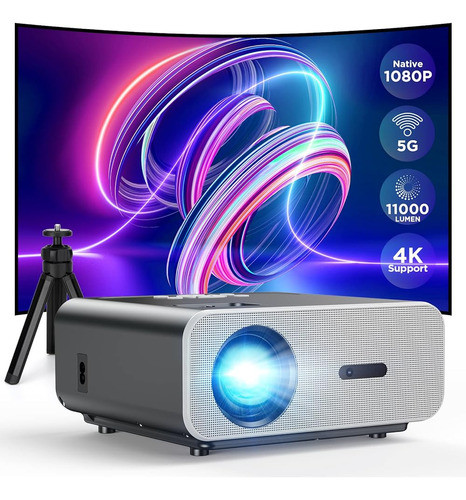 ~? Proyector Con Wifi 5g Y Bluetooth, Vacasso Native 1080p P 0