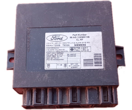 Módulo Cierre Centralizado Ford Focus 0