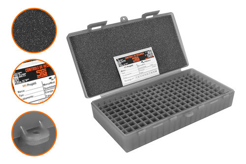 Caixa Stg Para 200 Cartuchos Cal .38/357 Fumê 0