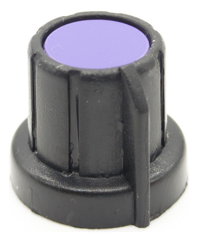 3 Perillas Potenciometro Violeta 17mm X 14mm Buje Bronce 0