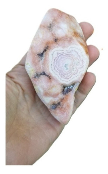 Pieza Unica De Colección  Piedra Rodocrosita Con Estalactita 0