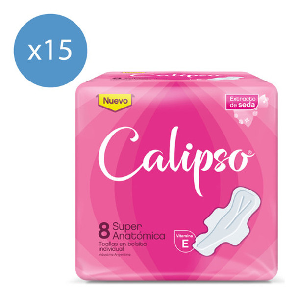 Pack Toallas Femeninas Calipso Plus Super Anatomicas 0