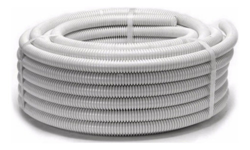 Caño Corrugado Blanco 3/4 Ignifugo Iram Rollo X 25mts 0
