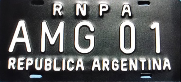 Chapa Patente Maquinaria Agrícola De Aluminio 0