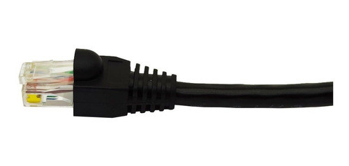 Cabo De Rede Cat6 Utp Preto Premium 100% Cobre 10m Montado 0
