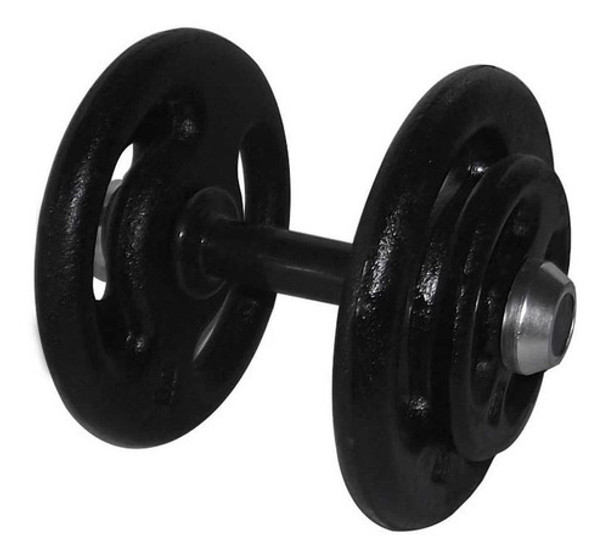 Dumbbell Pintado Pegada Emborrachada Academia Fitness 16kg 0 Dumbbell Pintado Pegada Emborrachada Academia Fitness 16kg 0