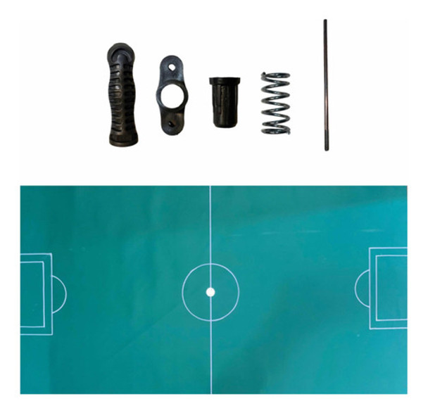 Kit Puños + Bujes + Varillas + Resortes + Lona Para Metegol. 0 Kit Puños + Bujes + Varillas + Resortes + Lona Para Metegol. 0