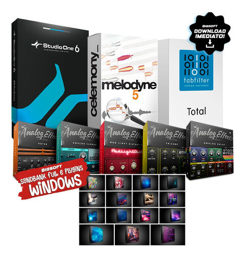 Studio One 6 Pro + Plugins Pack Bundle + Soundsets Complete 0