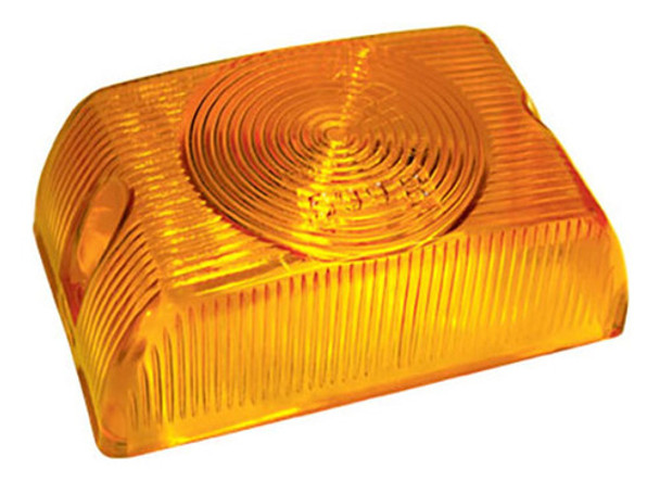 Lente Lateral Bau Grande Nova Amarelo Borda Redonda Pl0599 0