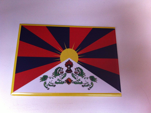 Ímã Da Bandeira Do Tibet 0