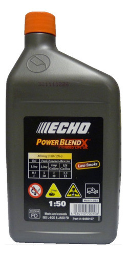 Aceite P/motor 2 Tiempos Echo Power Blend 50:1 - 1lt 0