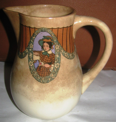 Jarra Antigua Villeroy&boch Decorada En Impecable Estado!! 0