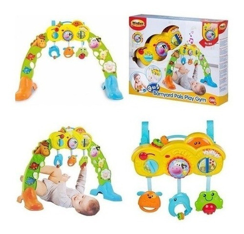 Gimnasio Centro Actividades 4 En 1 Win Fun Luces Sonidos 0