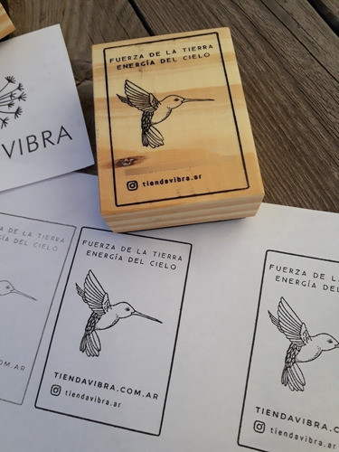 Sello 4x8cm + Almohadilla 10x10cm + Tinta Al Agua 30cc 0