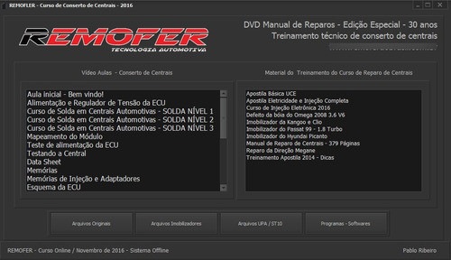 Remofer Reparacion Ecu Inmo Inyeccion Mercosur 0
