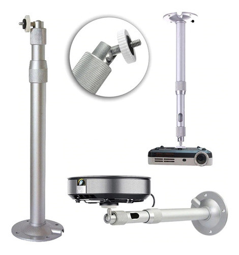 Soporte Para Proyector De Techo Y Pared 360 Grados 20-40cm 0
