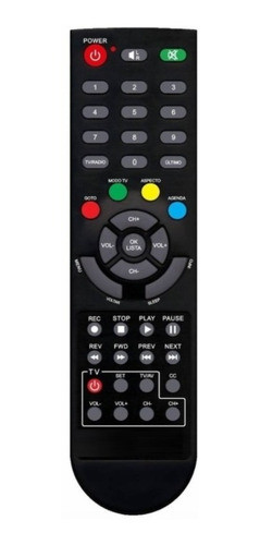 Controle Compatível Com Midia Box Century Midiabox Shd7100 0