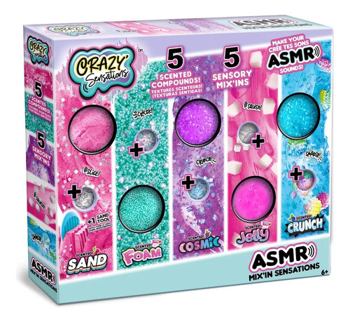 Canal Toys Crazy Sensations Mix'in Kit for Creating Sand and Slime