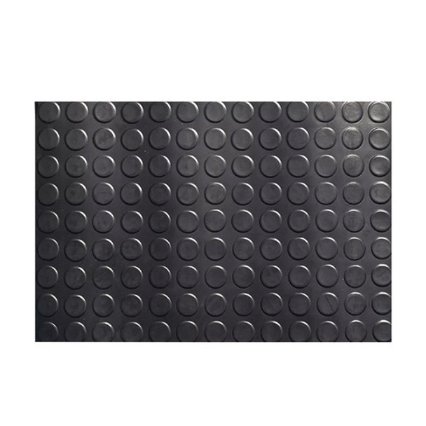 Kit 35 Piso Emborrachado Pastilhado 50x50cm Piso Bolha Preto 0