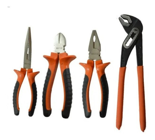 Juego Pinza Universal Punta Alicate Pico Loro 4 Piezas 0