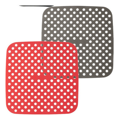 Kit 2 Protetor Tapete De Silicone P/airfryer Universal 16cm 0