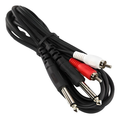Cable Frank 2 X 6.5 Plug A 2 Rca - 2 Metros 0