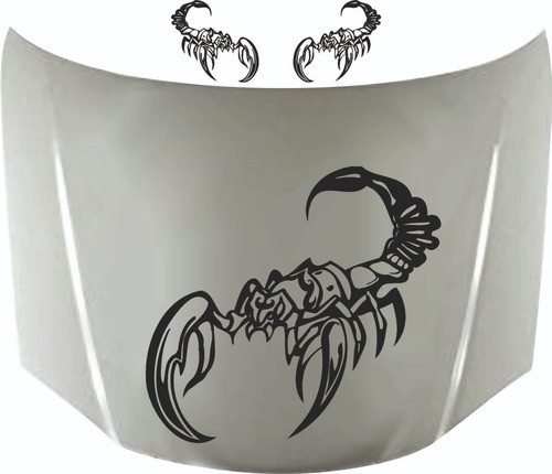 Calcomanía Capot Escorpion + Regalo -  Graficastuning 00167 0
