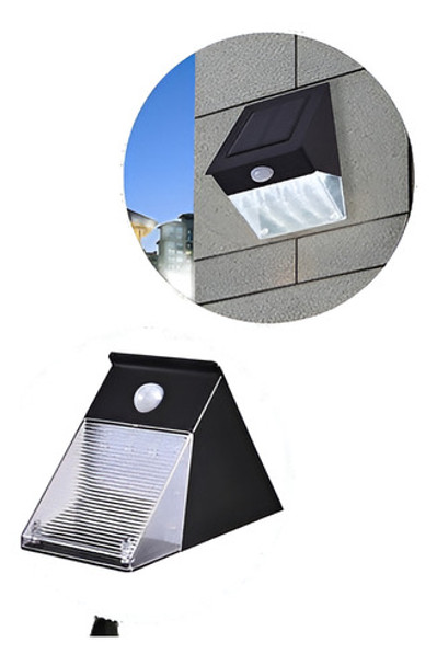 2 Pack 12-llevó La Energía Solar Motion Sensor Spot Inundaci 0