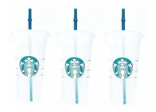 Starbucks Reutilizable 3 Plastico Duro Venti 24 Oz Vaso Hel 0